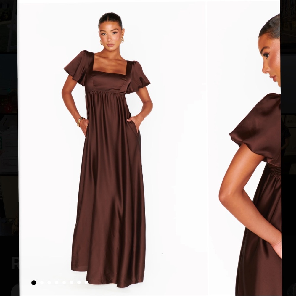 Satin Nora Maxi Dress